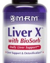 MRM Condition Specific LiverX Vegetarian Capsules with BioSorb, 60-Count Bottles