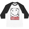 Nirvana Men's Box Smile Baseball Jersey White