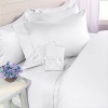 Rayon from BAMBOO Sheet Set - Queen Size White 1000 Thread Count Cotton Sheet Set (Deep Pocket)
