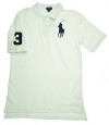 Ralph Lauren Boy's Solid Polo Shirt White 3T