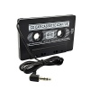 Play X Store® Universal Car Audio Cassette Adapter Car Connecting for Apple,ipod,mp3,samsung Black