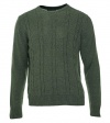 Tricots St. Raphael Mens Cable Knit Crewneck Pullover Sweater