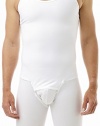 Underworks Mens Compression Bodysuit Girdle with Rear Zipper