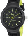 Lacoste Men's 2010656 Borneo Analog Display Japanese Quartz Black Watch
