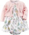 Carter's Baby Girls' 2 Piece Floral Dress Set (Baby) - Pink - 3M