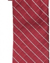 Geoffrey Beene Men's Lurex Dot Grid Tie, Red, One Size