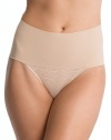 Spanx Undie-tectable Lace Thong, SP0615, Soft Nude, XS