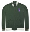 Polo Ralph Lauren Men's Big Pony Varsity Jacket-Collage Green