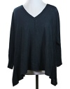 Eileen Fisher Black V-Neck Sweater