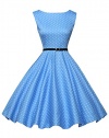 Belle Poque® Women 1940s Vintage Retro Swing Dresses For Ball Prom Polka Dot M