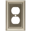 BRAINERD 64234 Architectural Single Duplex Outlet Wall Plate / Switch Plate / Cover