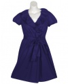 Plus Size Purple Statement Dress --Size: 16 Color: Purple
