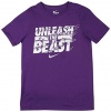 Nike Big Boys' (8-20) Unleash The Beast T-Shirt-Team Purple-Medium