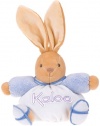 Kaloo Chubby Rabbit and Toy, Large, Blue