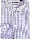 UNLISTED By Kenneth Cole Men's Checked Dress Shirt, Sail, 17 34/35