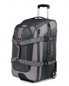 High Sierra AT658 26 -Inch Expandable Wheeled Duffel with Backpack Straps (Graystone/Shadow/Black)