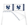 Sports Coverage Yankees Micro Fiber Sidelines Sheet Set