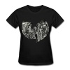 AHOO Women's T Shirt Wu Tang Black