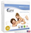 Twin Size Luna Premium Hypoallergenic 100% Waterproof Mattress Protector - Made in the USA - 10 Year Warranty