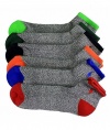Polo Ralph Lauren Men's 6 Pack Multi Color Quarter Socks