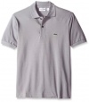 Lacoste Men's Short Sleeve Classic Pique L.12.12 Original Fit Polo Shirt, Platinum Grey, 3