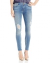 7 For All Mankind Women's Gwenevere Skinny Jean In Olivia Authentic Light 2