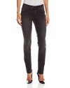 Seven7 Women's Skinny Jean with Faux Leather Double 7 Embellished Back Pockets