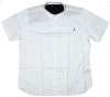 Volcom X Factor Stripe SS Button Down Shirt - White