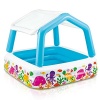 Intex Sun Shade Inflatable Pool, 62 X 62 X 48, for Ages 2+