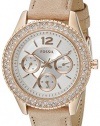 Fossil Women's ES3816 Stella Multifunction Leather Watch - Light Brown
