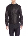 Vince Men's Essential Leather Moto Jacket