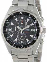 Casio Men's AMW330D-1AV Dive Chronograph Stainless Steel Watch