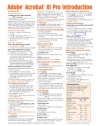 Adobe Acrobat XI Introduction Quick Reference Guide (Cheat Sheet of Instructions, Tips & Shortcuts - Laminated Card)