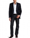 Tommy Hilfiger Men's 2 Button Side Vent Suit Separate Jacket,  Navy, 40 Long
