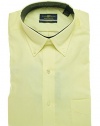 Club Room Men's Pinpoint Regular Fit Wrinkle Resistant Dress Shirt, Yellow