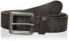 John Varvatos Men's Leather Harness Buckle Belt