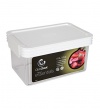 Click Clack Kitchen Essentials 1 Quart Airtight Container, White Lid