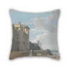 Elegancebeauty Pillow Covers 18 X 18 Inches / 45 By 45 Cm(2 Sides) Nice Choice For Teens Girls,teens,pub,home,coffee House,girls Oil Painting Paul Sandby - The North Terrace, Windsor Castle, Looking