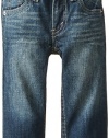 Levi's Baby Boys' 526 Regular Fit Jean with Elastic Back, Cash, 18 Months