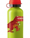 Crocodile Creek Eco Kids Green Dinosaur T-Rex Stainless Steel Water Drinking Bottle Toy