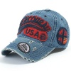 ililily Discovery USA Distressed Vintage Baseball Cap Snapback Trucker Hat