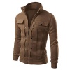 Fashion Mens Slim Designed Coat Lapel Cardigan Men Jacket Casual