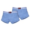 Kids by Brix Toddler and Boys Super Soft Turkish Cotton Chambray Boxer Briefs 2 pack.