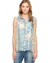 Johnny Was Collection Wirey Drawstring Silk Tunic