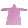 Ezyoutdoor Outwear Rain Coat Cartoon Hooded Waterproof Raincoat Unisex Rain Poncho for Adult Travel Camping Walking (pink)