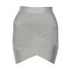 Tobyak Women's Bandage Arched Mini Skirt popular.