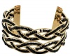 AmaranTeen - 18K Gold Plated Open Bangles Cuff Bracelet