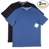 Pure Pima Designer Shirts for Men - Ultra Soft Pima Cotton T Shirt - Crew 2-Pack