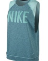 Nike Women's Dri-Fit Sleeveless Graphic Training Top-Mint Green