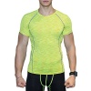 Helisopus Men's Short Sleeve Athletic Compression Dry Breathe Base Layer Shirt
